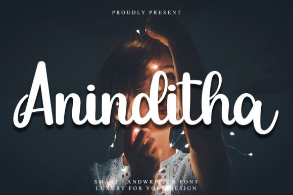 Aninditha: A Playful and Smart-Handwritten Font for Web Design
