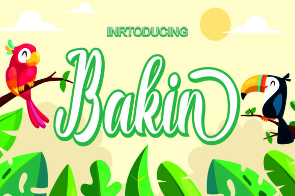 Bakin: A Versatile Script Font for Editorial Elegance