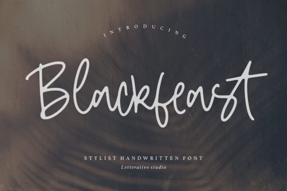 Blackfeast: A Timeless Handwritten Font for Polished Branding