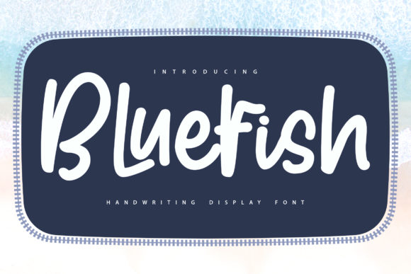 Bluefish: A Bold and Friendly Handwritten Font for Web Design