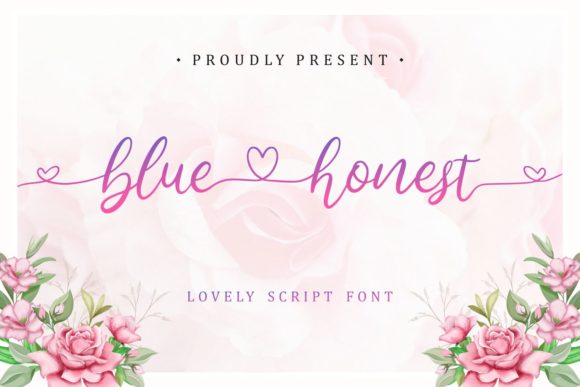 Bluehonest: A Delicate Handwritten Font for Crafters