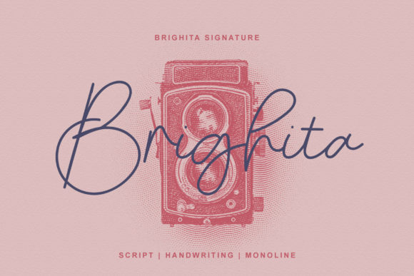 Brighita: A Delicate Script Font for Elegant Editorial Design