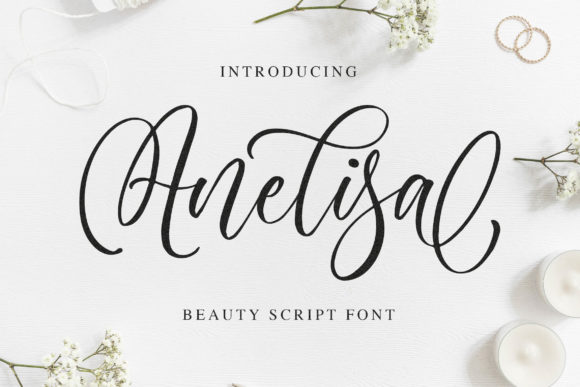 Discover Anelisa: A Handwritten Font for Elegant Publishing