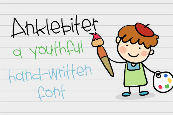 Discover Anklebiter: A Playful Handwritten Font for Creative Projects