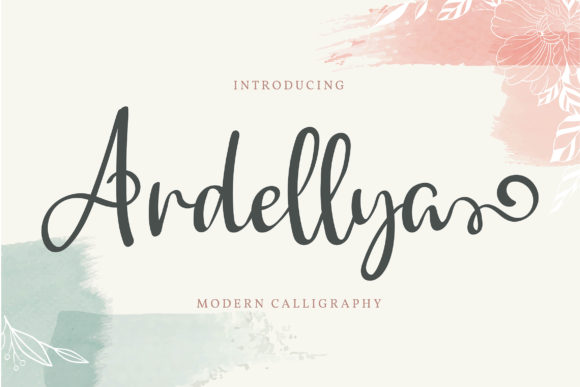 Discover Ardellya: A Delicate and Classy Script Font