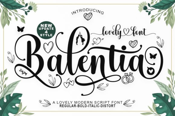 Discover Balentia: A Perfect Font for Elegant Branding