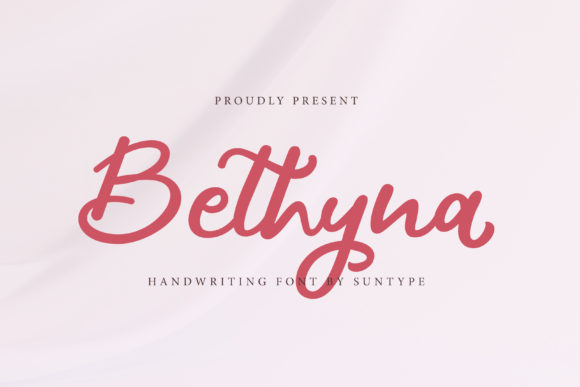 Discover Bethyna: A Charming Script Font for Makers