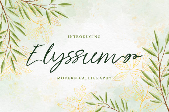 Discover Elyssum: A Delicate and Stylish Font for Editorial Design