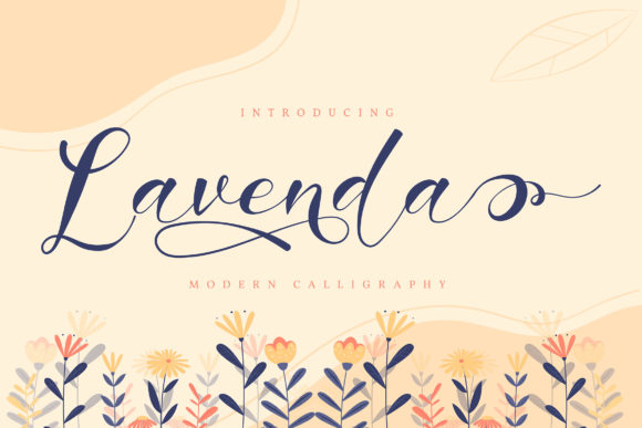 Discover Lavenda: A Romantic Handwritten Font for Makers