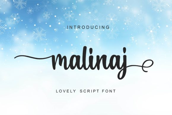 Discover Malinaj: A Versatile Handwritten Font for Creative Projects