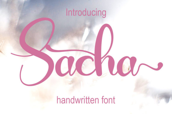 Discover Sacha: A Handwritten Font for Editorial Elegance