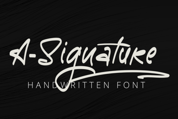 Discover the Elegance of A-Signature Font