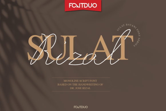 Elevate Your Brand with Sulat Rizal: A Stylish Script Font