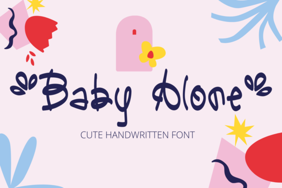 Enhance Your Brand with Baby Alone: A Whimsical Handwritten Font