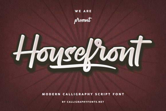 Enhance Your Brand with Housefront: A Premium Script Font
