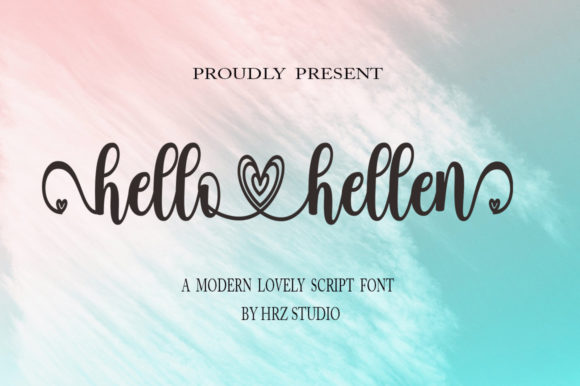 Enhance Your Web Design with Hello Hellen Font