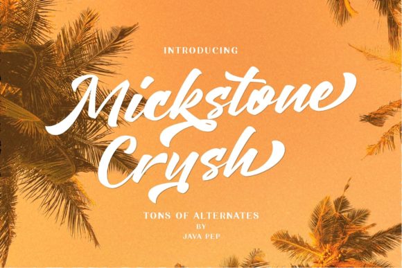 Enhance Your Web Design with Mickstone Crush Font
