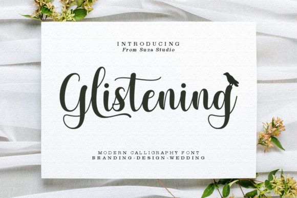 Glistening: A Charming Handwritten Font for Elegant Web Design