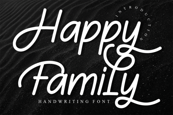 Happy Family: A Charming Handwritten Font for Makers