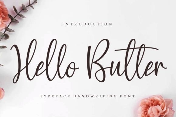 Hello Butter: A Graceful Script Font for Elegant Branding