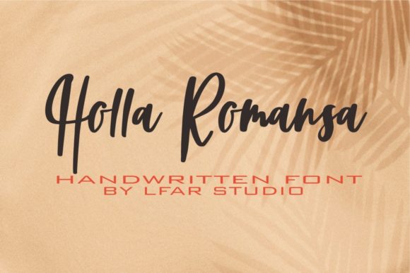 Holla Romansa: A Chic Handwritten Font for Modern Marketers