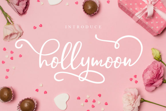 Hollymoon: A Handwritten Font for Elegant Editorial Design