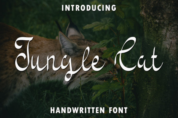 Jungle Cat: A Handwritten Font for Editorial Design