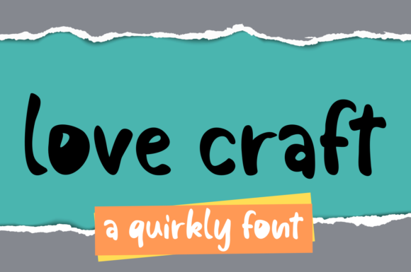 Love Craft: A Handwritten Font for Creative Branding
