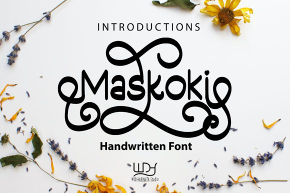Maskoki: A Refined Script Font for Elegant Web Design