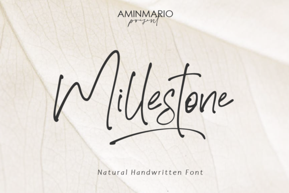 Millestone: A Script Font with Elegance and Edge
