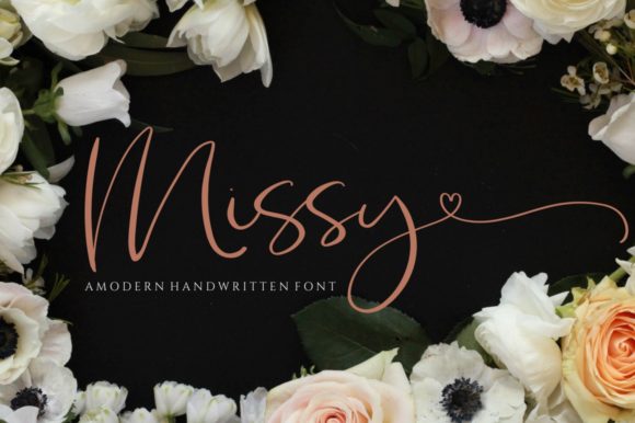 Missy: A Handwritten Font for Elegant Editorial Design