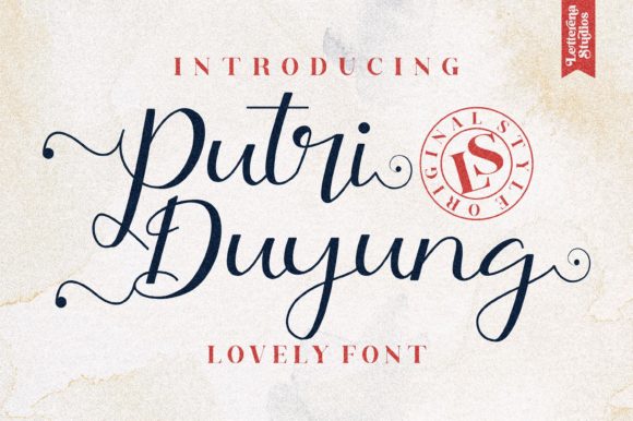 Putri Duyung: A Handwritten Font for Elegant Web Design