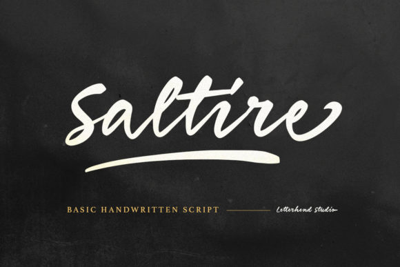 Saltire: A Modern Script Font for Creative Web Design