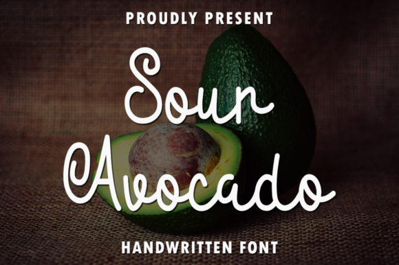 Sour Avocado: A Graceful Handwritten Font for Editorial Charm