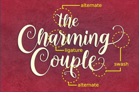 The Charming Couple: A Versatile Script Font for Editorial Design