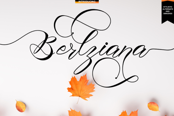 Unleash Creativity with Berlziana: A Romantic Handwritten Font