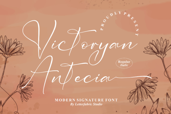 Victoryan Antecia: A Delicate Script Font for Crafters